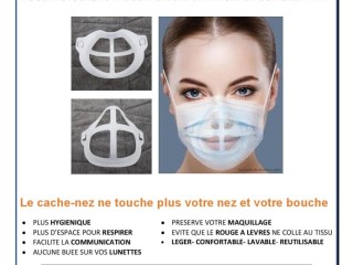 NOUS DESTOCKONS DES SUPPORTS RESPIRATOIRES EN SILICONE POUR CACHE-NEZ