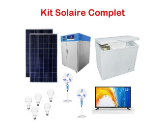 Kit solaire complet domestique congelateur tv ventilo et ampoules