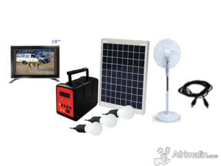Kit solaire tv et ventilateur