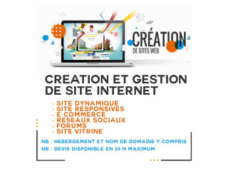 CRÉATION ET GESTION DE SITE INTERNET