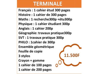 Fournitures scolaires