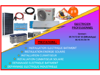 ÉLECTRICIEN DISPONIBLE