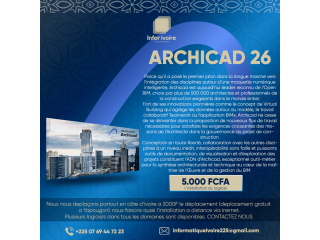 Installation ArchiCAD 26 complet pour Windows et Mac os