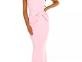 robe-maxi-rose-a-taille-froncee-small-2
