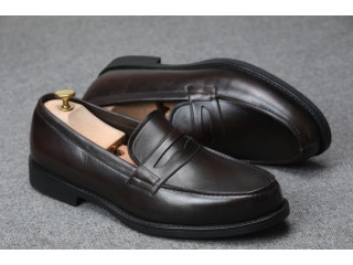 Mocassins homme en cuir