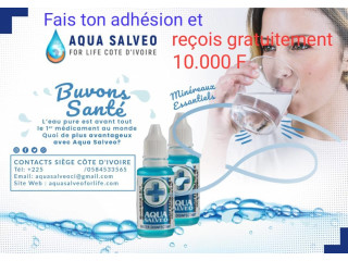 Adhésions gratuites AQUA SALVEO CI