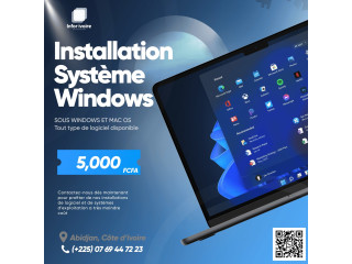 Installation des systèmes d'exploitation Windows