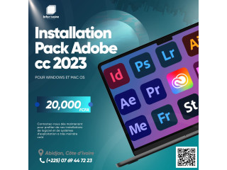 Installation du Pack Adobe CC 2023 pour Windows et Mac