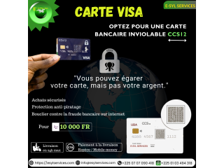 Carte Visa (sécurité CCS12)