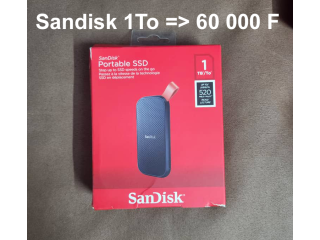 DISQUE DUR EXTERNE SSD SANDISK