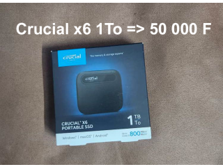 DISQUE DUR SSD CRUCIAL X6