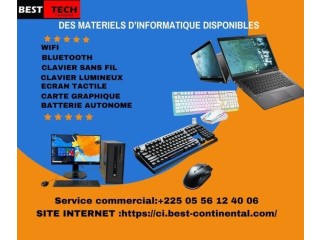 Vente de materiel informatique à Abidjan