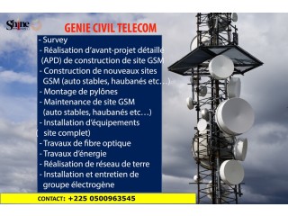 TRAVAUX EN TELECOM