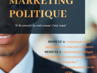 Marketing et communication politique, institutionnel, et territoriale