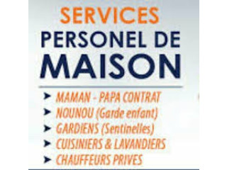 Placement du personnel de maison