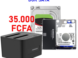 Station d'accueil FIDECO pour Disque Dur HDD/SSD SATA