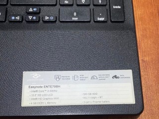 Packard Bell Easynote ENTE70BH Core i3 • Intel (R) i3-5005U CPU 2.00Ghz • 4G RAM • 500G Disk dur